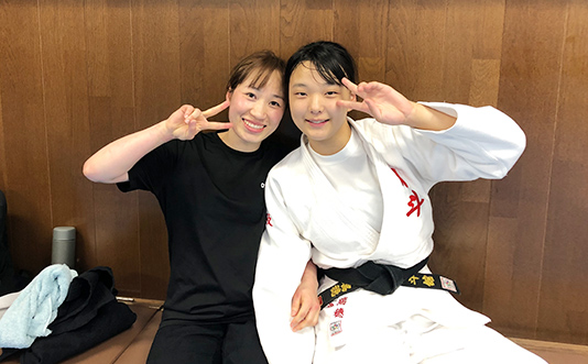 柔術スパーリングの様子