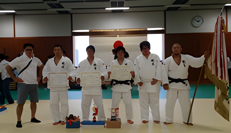 第48回 大阪府下招待柔道団体優勝大会 優勝メンバー